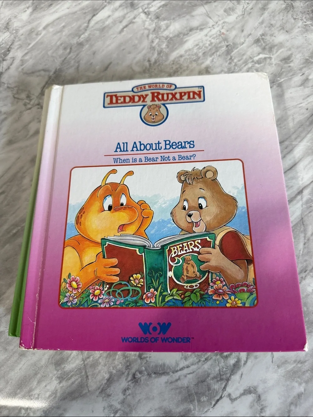 Vintage Teddy Ruxpin Hardcover Books Lot of 4 Worlds of Wonder 1980s Children’s